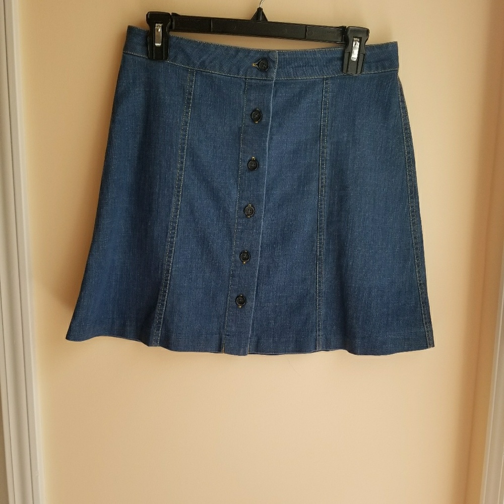 NWT Nordstrom Denim Skirt Size M
